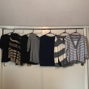 Lot Bundle Of  6 Sweaters